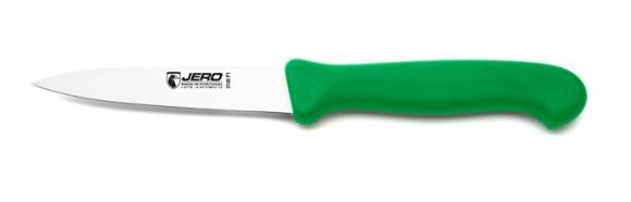 Нож кухонный для чистки овощей 100мм Home P1 Jero зеленая рукоять 5140P1G