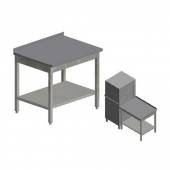 Стол для чистой посуды Kayman для п/м Tatra СПМ-122/0907 правый Стол для чистой посуды Kayman для п/м Tatra СПМ-122/0907 правый