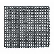 Коврик барный резиновый черный для пола 91х91х1,2см  P.L. 9982915 (FMI-33B)