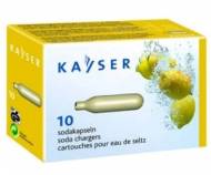Патрон для сифона для газирования воды (CO2) Kayser 1101 37510 (10 шт. в упаковке)_ Патрон для сифона для газирования воды (CO2) Kayser 1101 37510 (10 шт. в упаковке)_