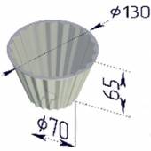 Форма для кекса 130/65 Спика 130х70х65мм