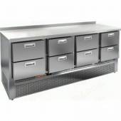 Стол холодильный Hicold GNE 2222/TN  8 ящиков (агрегат внизу) Стол холодильный Hicold GNE 2222/TN  8 ящиков (агрегат внизу)