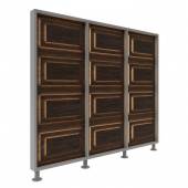 Перегородка 3-х секционная стандарт Pafos (Пафос) с подсветкой 1900х150х1650 мм Перегородка 3-х секционная стандарт Pafos (Пафос) с подсветкой 1900х150х1650 мм