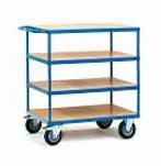 Тележка для склада ТС7 ОЛДАК 4 полки МДФ