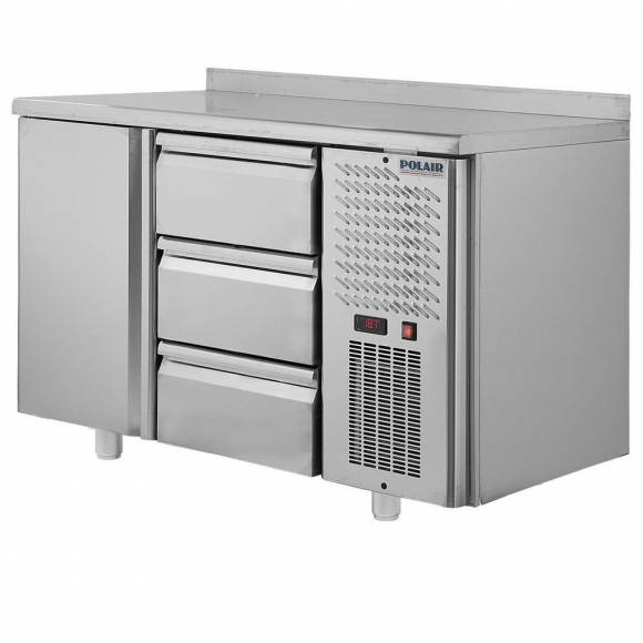 Стол холодильный Grande Polair TM2GN-03-G 1 дверь 3 ящика Стол холодильный Grande Polair TM2GN-03-G 1 дверь 3 ящика