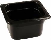 Гастроемкость GN1/6-100 п/п черная (Рестола) Рс  422102013 2,2л /24/