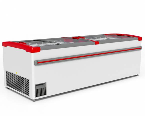 Ларь-бонета низкотемпературная Frostor F 2500 ВN (без надстройки) красная
