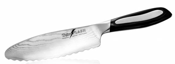 Нож универсальный Tojiro Flash 150мм сталь VG10 63 слоя, рукоять микарта FF-AUT150