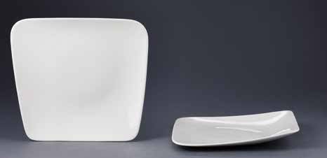 Тарелка прямоугольная для хлеба 210/175х195мм фарфор Vital rectangular Ariane белый AVRARN000011021