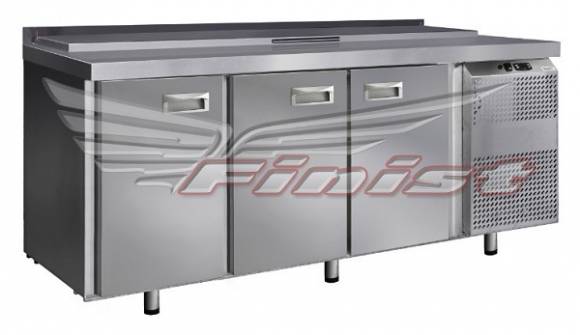 Стол холодильный Финист СХСс-700-3 динамика 3 двери,GN 1/6,с крышкой