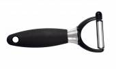 Овощечистка 5/16 см. с плавающим лезвием, черная нерж. с прорезин. ручкой Icel 96100.KT03000.050