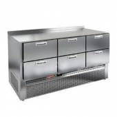 Стол морозильный Hicold GNE222/BT 6 ящиков (агрегат внизу) Стол морозильный Hicold GNE222/BT 6 ящиков (агрегат внизу)