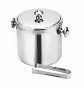 Ведерко для льда + щипцы d=15 см  h=17 см P.L. - BarWare & REG Ведерко для льда + щипцы d=15 см  h=17 см P.L. - BarWare & REG