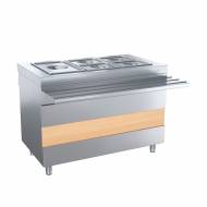 Мармит 2-х блюд паровой без гастроемкостей М2-1200-02-ПО Atesy (Ривьера) (1200мм)