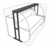 Торговая надстройка над витриной Нова 1.8 Торговая надстройка над витриной Нова 1.8