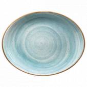 Блюдо овальное 25х19см фарфор Moove Aura Aqua Bonna AAQMOV25OV b