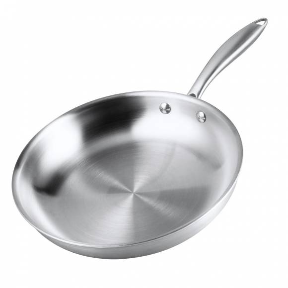 Сковорода 220*45мм, New Kitchen нерж.3-х слойная. индукция, ProffCuisine 81280085