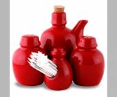 Набор для специй Киото Блэк энд Рэд 23791/92/93/RED 43883 Набор для специй Киото Блэк энд Рэд 23791/92/93/RED 43883