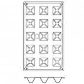 Форма силиконовая Пирамида 36х36мм 15шт Paderno 47742-13 04140966 Форма силиконовая Пирамида 36х36мм 15шт Paderno 47742-13 04140966