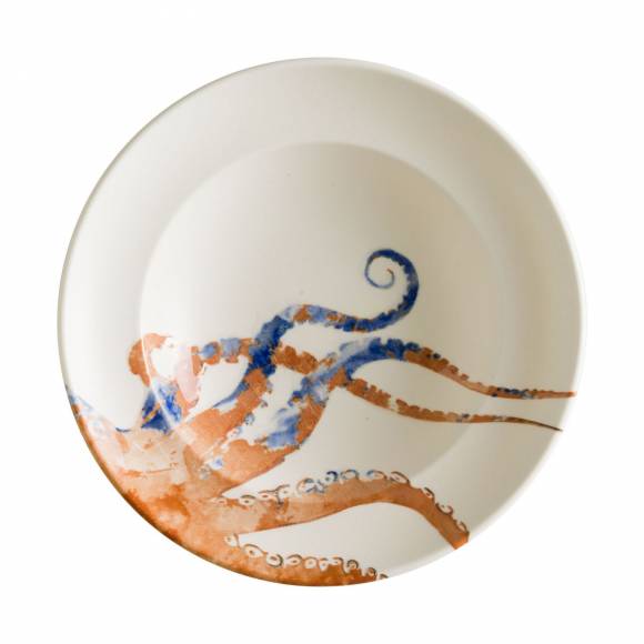 Тарелка глубокая 240 мм 400 мл h=52 мм Аквелис осьминог, форма Гурмэ Bonna F-AEOGRM24CK