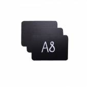 Табличка меловая без подставки черная А8 74*52 мм. 58079