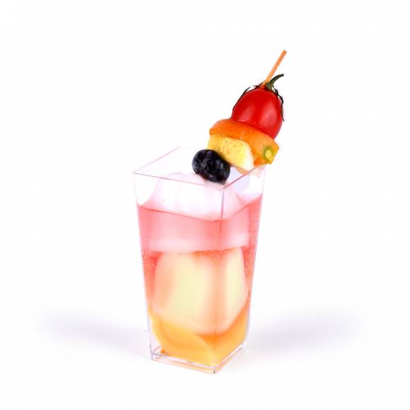 Фуршетный пластик. 75 мл, h=8см, 4*4 см,. 12 шт/уп, P.L. Proff Cuisine GA143