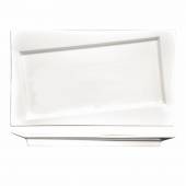 Блюдо прямоугольное со cмещенным дном 300х180мм  Kunst Werk Black Label F1871-12 99000082