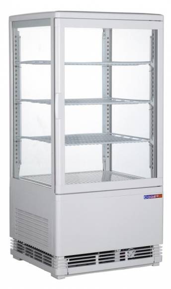 Витрина верт. холодильная настольная COOLEQ CW-70