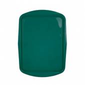 Поднос прямоугольный 49х36см зеленый полипропилен особо прочный [YL-82216]