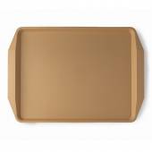 Поднос прямоугольный 42х30см бежевый поверхность классик (106) MGprof 1732