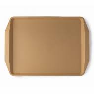 Поднос прямоугольный 42х30см бежевый поверхность классик (106) MGprof 1732