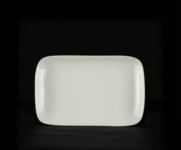 Блюдо прямоугольное 320х210мм Chan Wave (Quadro) ivory LQ-Q165 фк0121.