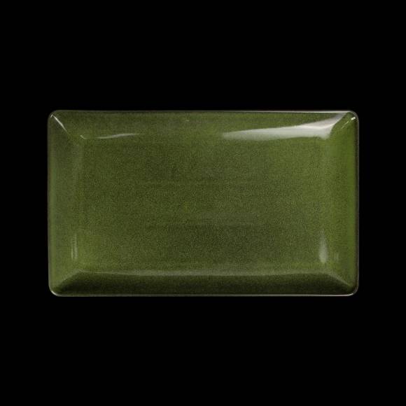 Блюдо прямоугольное 330х195х25мм, зеленый Corone Cocorita [XSY2177] фк8854