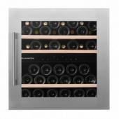 В Винный шкаф компрессорный встраиваемый DUNAVOX DAB-41.83DSS 2 температурные зоны