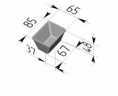 Форма для хлеба Спика 12-2 (85 х 65 х 48 мм)