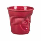 Чашка для эспрессо 90 мл Мятая бордо Barista  P.L. F3778-60WR /10/ Чашка для эспрессо 90 мл Мятая бордо Barista  P.L. F3778-60WR /10/