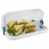 Поднос сервировочный 44х32см h=20,5см пласт+нерж. с крышкой Roll-Top с охлаждением APS 09100  43758 Поднос сервировочный 44х32см h=20,5см пласт+нерж. с крышкой Roll-Top с охлаждением APS 09100  43758