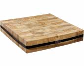 Колода для разруба настольная 500х500х100мм бук, клеенная 7439 Колода для разруба настольная 500х500х100мм бук, клеенная 7439
