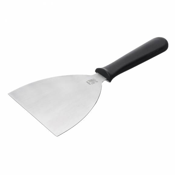 Лопатка 26 см. прямая раб. часть 12*12,5 см. нерж. с пластик. ручкой MGprof 80927