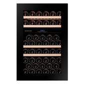 В Винный шкаф компрессорный встраиваемый DUNAVOX DAB-49.116DB.TO 2 температурные зоны