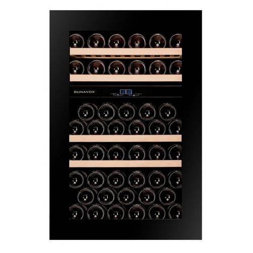В Винный шкаф компрессорный встраиваемый DUNAVOX DAB-49.116DB.TO 2 температурные зоны В Винный шкаф компрессорный встраиваемый DUNAVOX DAB-49.116DB.TO 2 температурные зоны
