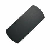 Блюдо для подачи прямоуг. 42*18 см. h=0,5 см. черное, сланец MGprof Блюдо для подачи прямоуг. 42*18 см. h=0,5 см. черное, сланец MGprof