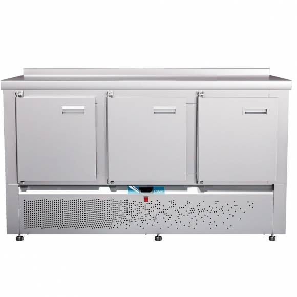 Стол холодильный среднетемпературный Абат СХС-70Н-02 (3 двери) с бортом