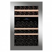 В Винный шкаф компрессорный встраиваемый DUNAVOX DAB-49.116DSS.TO 2 температурные зоны