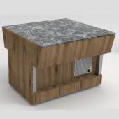 Прилавок холодильный Refettorio (шведский стол островной) RС51BS без полки с охлажд. кварц.поверх. Прилавок холодильный Refettorio (шведский стол островной) RС51BS без полки с охлажд. кварц.поверх.