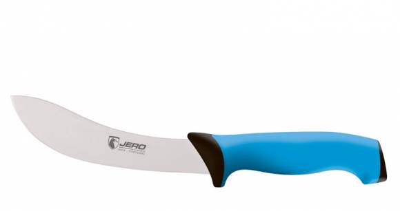 Нож шкуросъемный TR 16 см Jero синяя рукоять 1415TRB