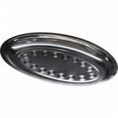 Блюдо овальное нерж. 28,5*17 см