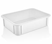 Контейнер для теста 300*400*100 мм. прямой, сплошной, мороз-кий, белый п/п GP 77154 Контейнер для теста 300*400*100 мм. прямой, сплошной, мороз-кий, белый п/п GP 77154