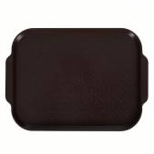 Поднос прямоугольный 45х35,5см с ручками шоколадный [71816] мки112  /10/