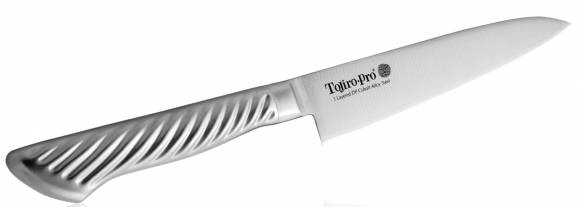 Нож универсальный Tojiro Pro 120мм сталь VG10 3 слоя, рукоять сталь F-883